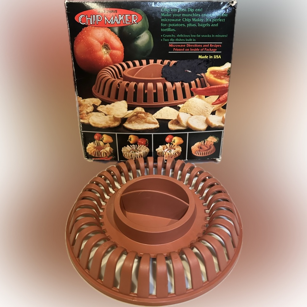 MICROWAVE CHIP MAKER POTATO PITA CORN FLOUR TORTILLA NACHO BAGEL SNACKS HEALTHY